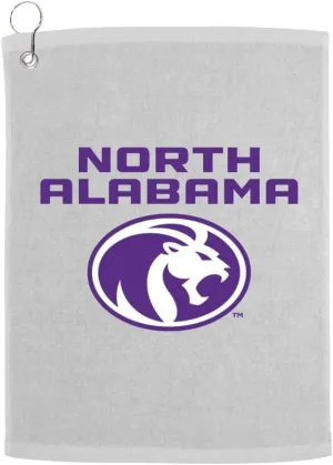 Sport Your Gear North Alabama Lions Prime Logo Golf Bag Towel with Grommet White