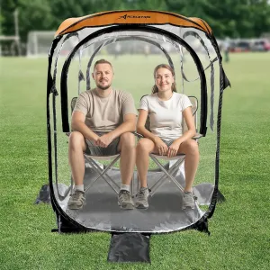 Sports Tent Shelter, Instant Weather Pod Pop Up Tent Shelter with Carry Bag, Clear View Bubble Tent for Watching Sports Events, Camping, Fishing, Portable & Foldable