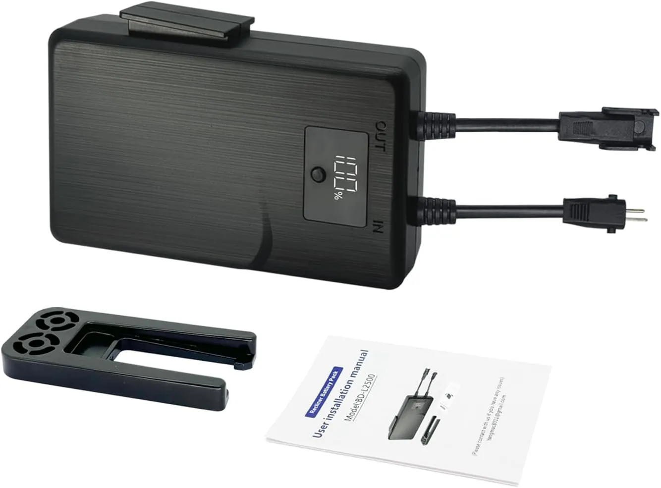 STAIGO Universal Battery for Reclining Furniture Rechargeable Recliner Power Supply for 2-Pin Electric Motion Furniture for Okin-Limoss-Berkline-Med with LED Display [2500mAh]