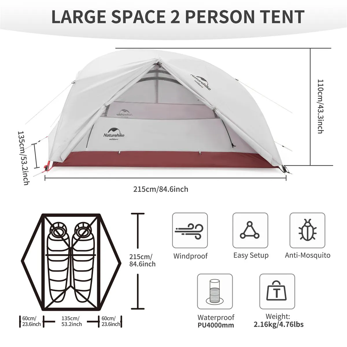 Star River Ultralight Tent 2 People