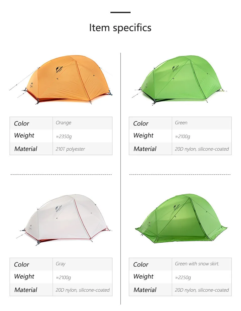 Star River Ultralight Tent 2 People