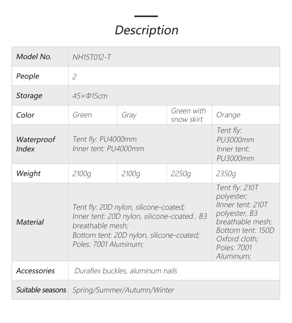 Star River Ultralight Tent 2 People