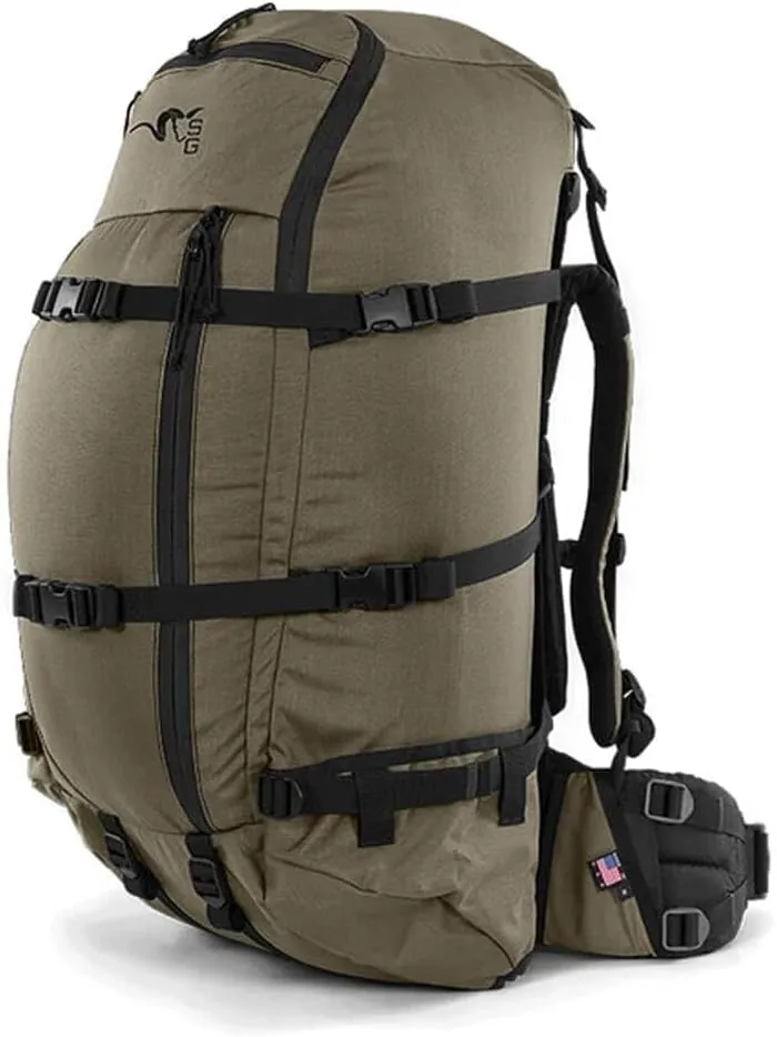 Stone Glacier Col 4800 Pack with Krux Frame, 4800 Cubic Inches, Hydration Compatible, Ranger Short Medium, 150  Pound Load, Cordura 500, Xpac Fabric (50136-RG-M)