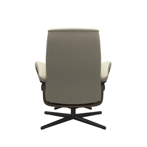 Stressless Opal Medium Cross Chair and Ottoman