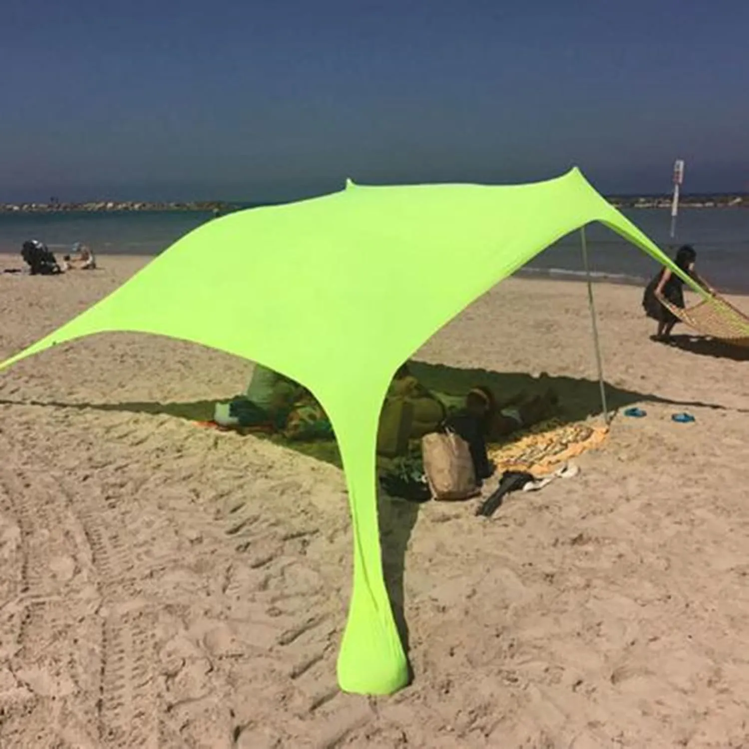 Sun Shade Shelter Tent for Outdoor, Camping Sun Shelter, Waterproof UV Resistant Patio Shade Canopy, Easy Setup Pop Up Portable Sun Shelter with Carrying Bag for Garden Camp Carport Beach