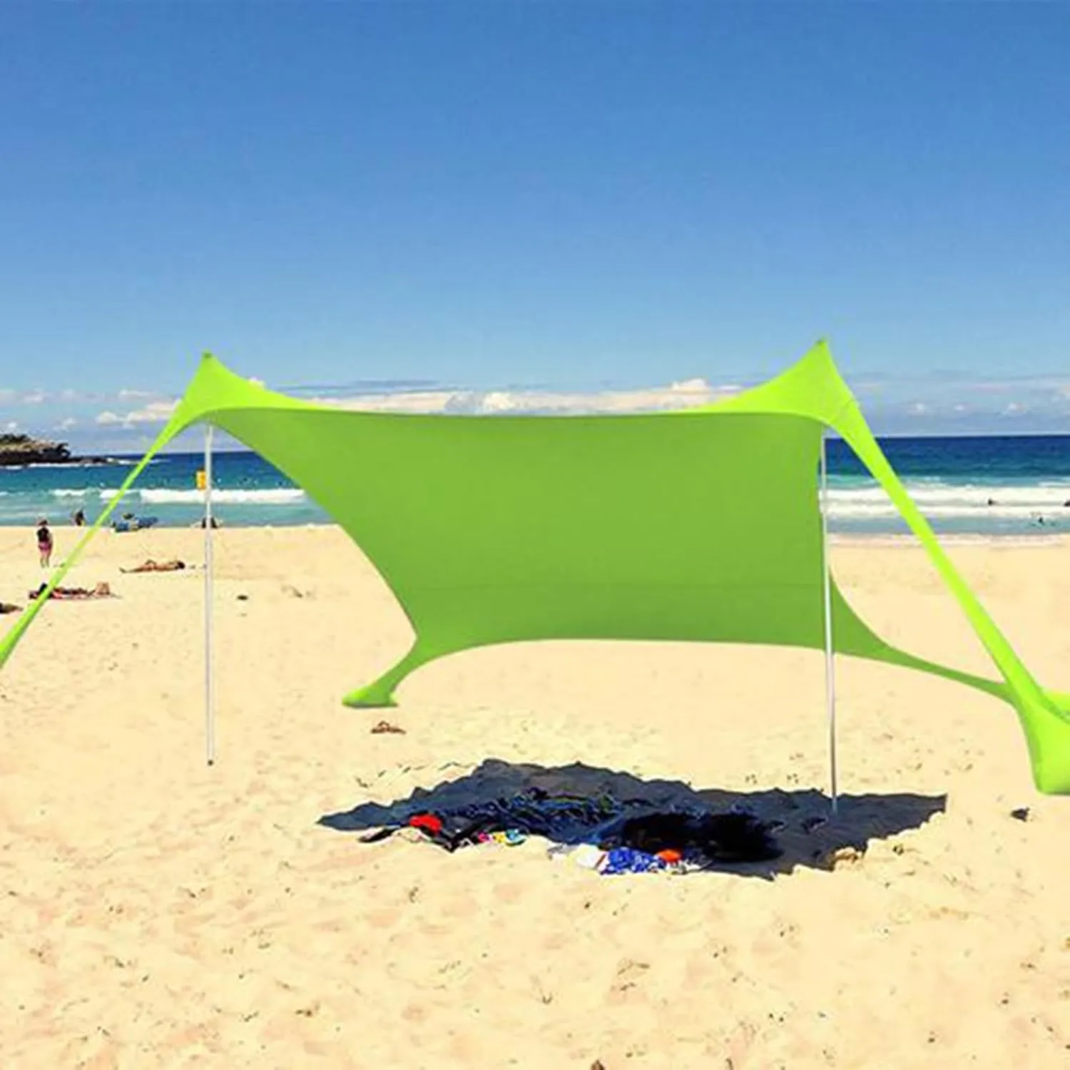 Sun Shade Shelter Tent for Outdoor, Camping Sun Shelter, Waterproof UV Resistant Patio Shade Canopy, Easy Setup Pop Up Portable Sun Shelter with Carrying Bag for Garden Camp Carport Beach