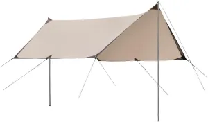 Sun Shelter Tent Garden Canopy Sun Shade Outdoor Canopy Awning Waterproof Oxford Tarp 4-6 Person Enlarged Portable Tent for Outdoors, Picnic(400x292cm)