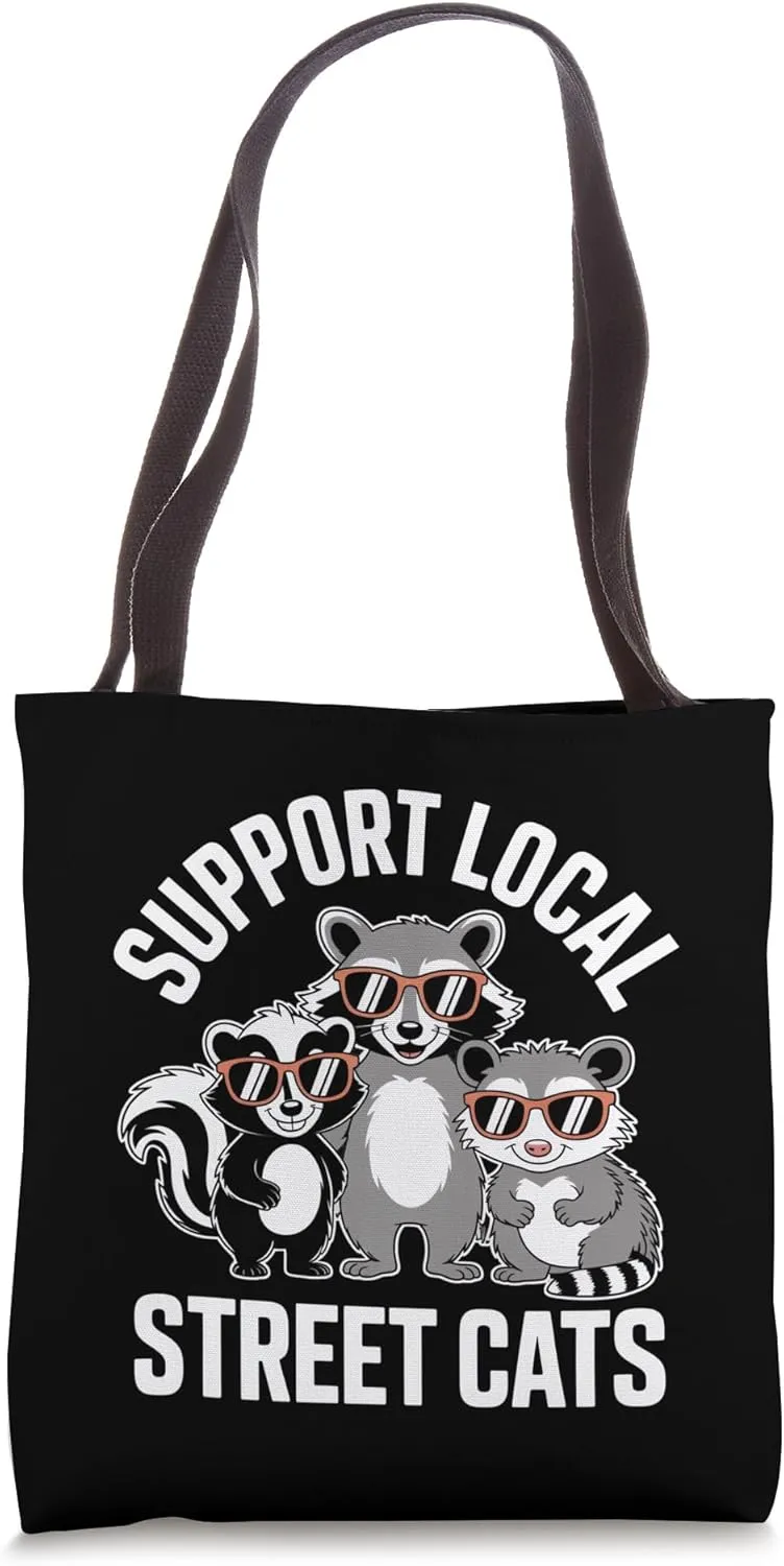 Support Local Street Cats Animal Shelter Animal Welfare Tote Bag