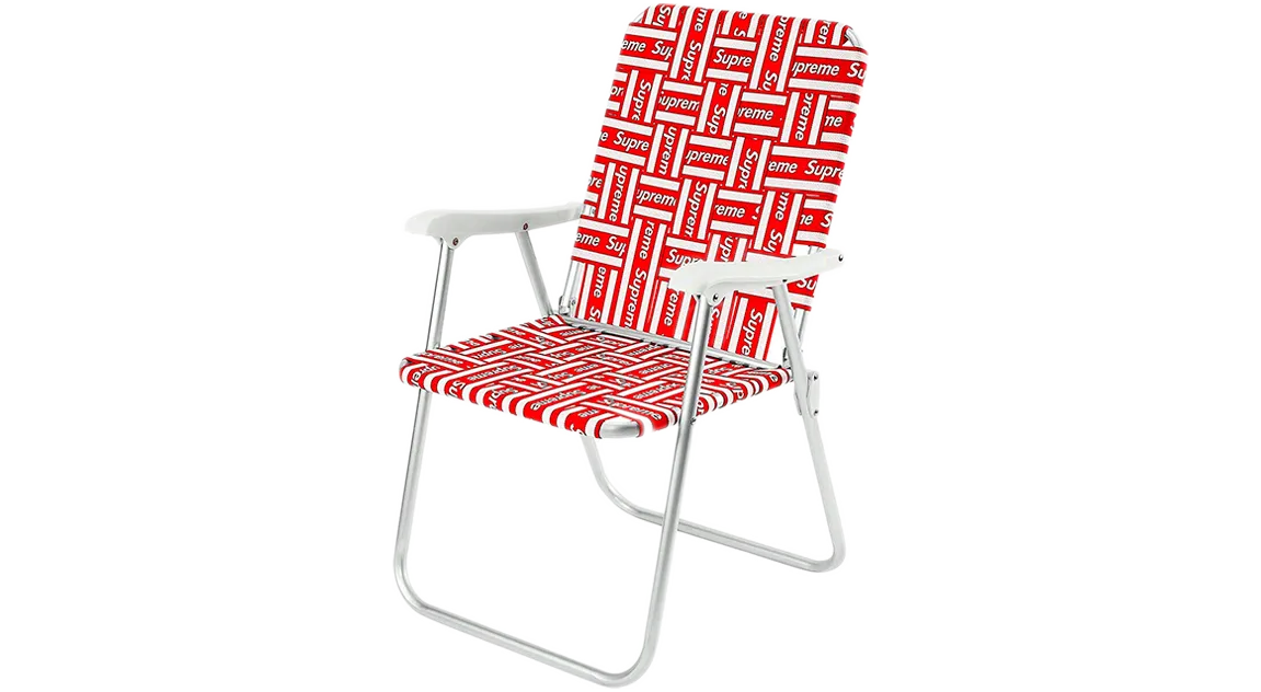 Supreme Lawn Chair Red