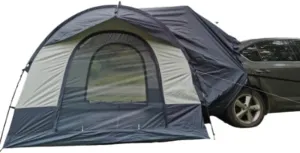 SUV Car Rear Tent Double Layer Family Camping Tent 350x250x200cm 150D Oxford Cloth Fiberglass Pole 8.5kg with Accessories