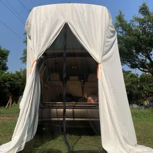 SUV Tent Van Camping Nomadic Camper Sleeping Take Shower or Change Clothes in Vehicle Water-Repellent and Lightweight Portable Bag Set up Size: L.W.H: 148x148x230 Centimeters