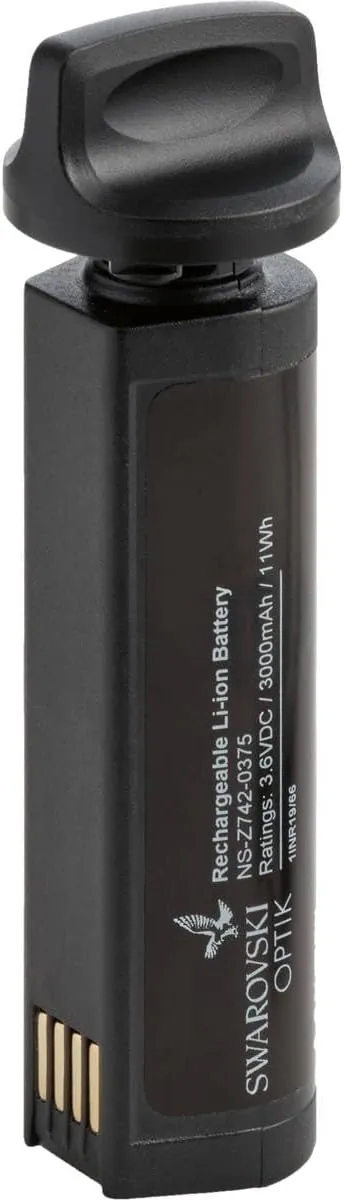 Swarovski Optik 6.7Wh 3.6V 1860mAh Rechargeable Lithium-ion Battery for AFL Anti-Fog Lens, Black