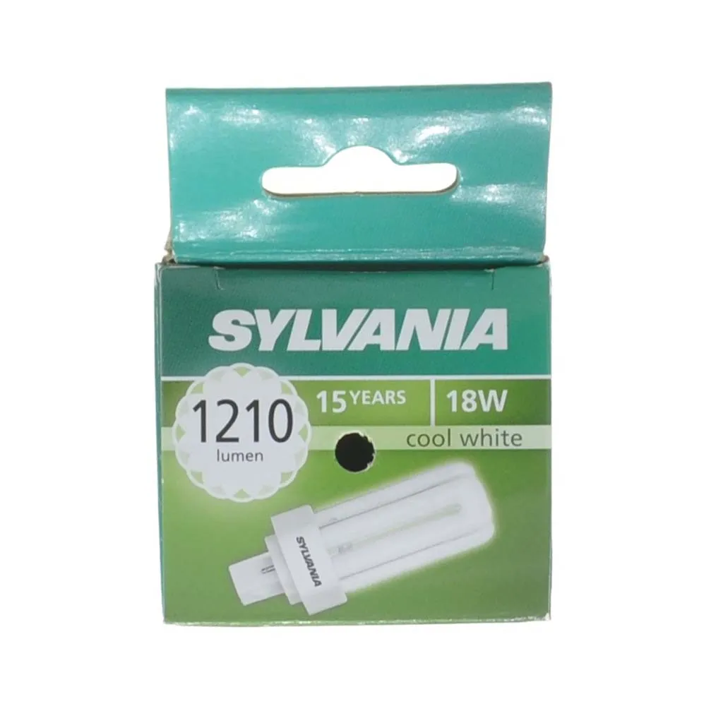Sylvania Lynx-T Compact Fluorescent Light Bulb GX24d-2 18W/840