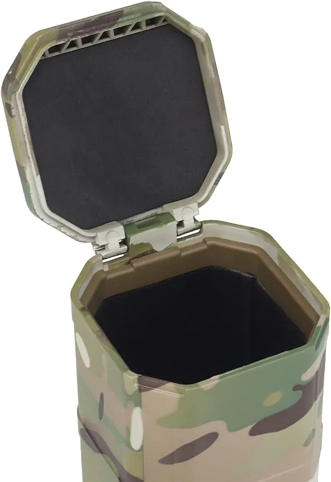 Tactical Storage Box Protective Container Airtight Case With Foam Nylon Storage Tank Portable Multi-tool Box for Hunting Camping