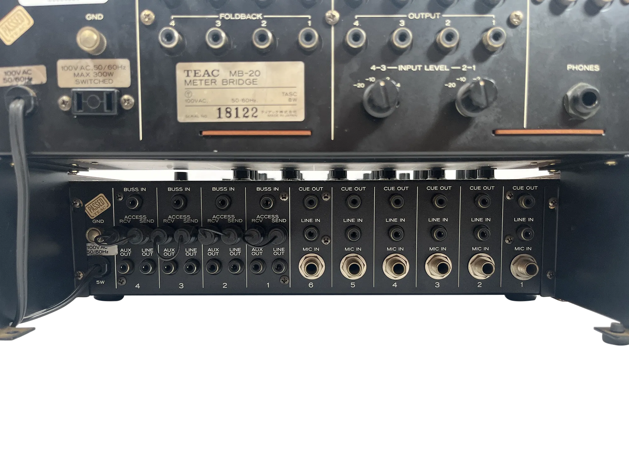 Teac Model-2A & MB20 Mixer & Meterbridge