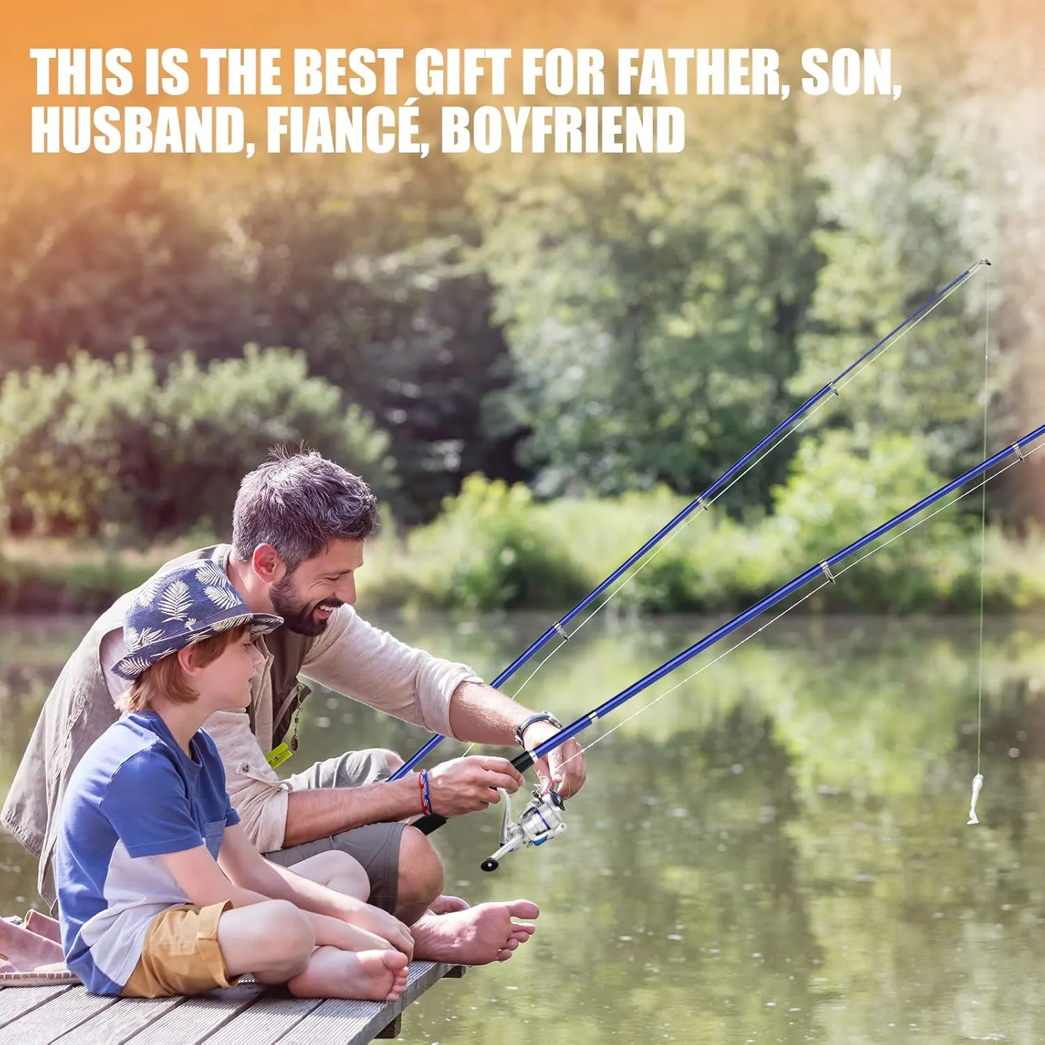 Telescopic Fishing Rod Reel Combo 2pcs 5.9FT/6.89FT Collapsible Fishing Pole Spinning Reel Lures Tackle Bag All-in-one Fishing Gear Fishing Rod Kit for Beginner Youth Adults Kids
