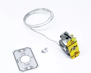 Temperature Cold Control for Ranco Silver King Delfield 20889 9531N221 Temperature Range 8.7 to 39F Capilary Tube 36-1/2" Dial Plate Included