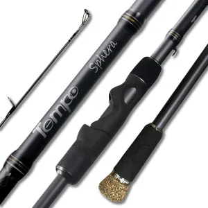 Tempo Sphera Fishing Rod, Ultra Light Fishing Spinning Rod, with Fuji Reel Seat, 30Ton Carbon Blanks Fishing Poles, Strong Sensitive Action Fishing Rods
