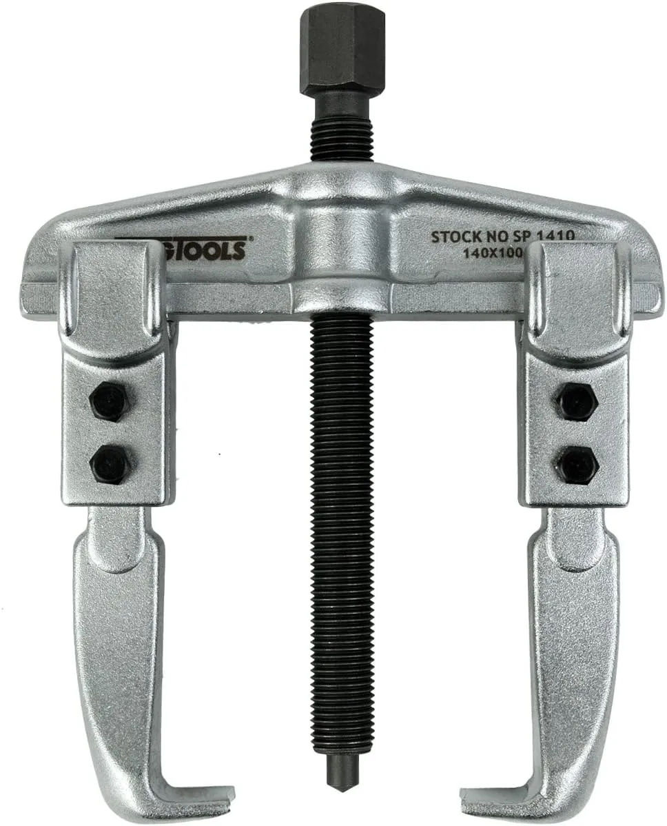 Teng Tools 90mm 2 Arm Internal/External Puller- Gear Removal Tool - SP1410 Silver, Internal 90mm External 133mm Depth 97mm