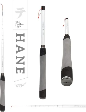 Tenkara USA Fly Fishing HANE™ Rod with Case, Super Compact All-Around for Small & Medium Fish - Ultra-Portable, Carbon Fiber, Lightweight (10ft10in - 330cm)