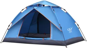Tent 2-Person 4-Season Large Waterproof Lightweight Backpacking Tent for Camping Hiking Travel for Hiking Travel (Color : Green) (Green) (Blue)
