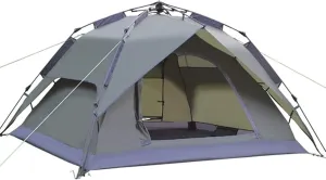 Tent Automatic Camping Tent 3-4 Person Family Tent Double Layer Instant Setup Protable Tent for Hiking Travel