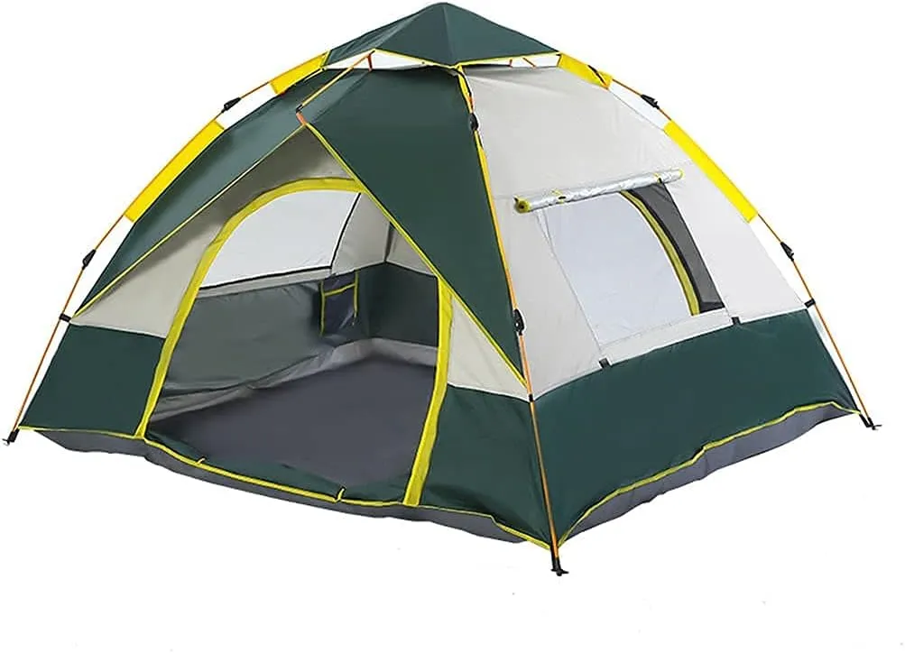 Tent for Camping Waterproof Windproof Camping Tent Four-Sided Mesh Instant Tent Family Automatic Tent 4 Person Camping Hiking Large Space for Picnic Outdoors