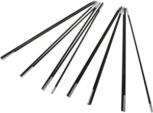 Tent Pole Frames Kit, HighStrength Fiber Glass Rod Double Tent Pole Set for Outdoor Camping, 1 Set 2 Pcs for Outdoor Enthusiasts
