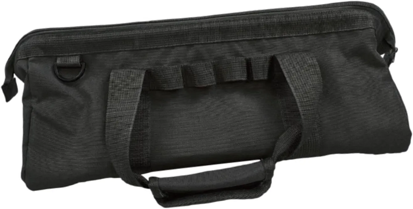 Tent Stakes Storage Bag Tool Pouch with Handle,Oxford Cloth Tent Pole Pegs Bag Camping Nail Bag for Camping Hiking Tent Nails, Black