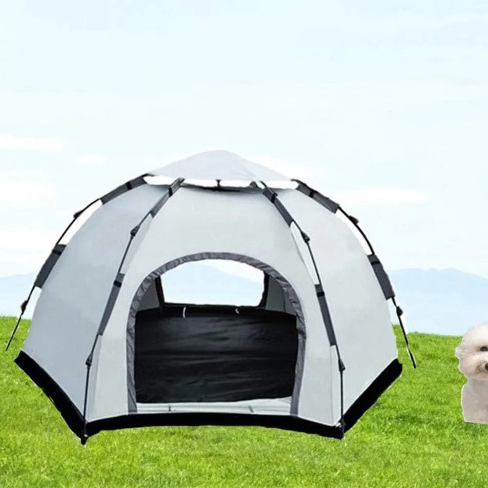 Tent Ultra-Light Set Camping Tent Outdoor Tent Full Automatic Speed Opening 3-4 People Family 5-8 People Multi-Person Camping Tent (2 Doors 1 Skylight 5)