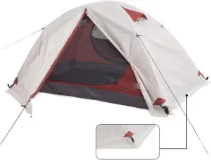 Tents for Camping Tent Backpacking Tent Outdoor Camping Tent with Snow Skirt Double Layer Waterproof Hiking Trekking。 (Color : Green)