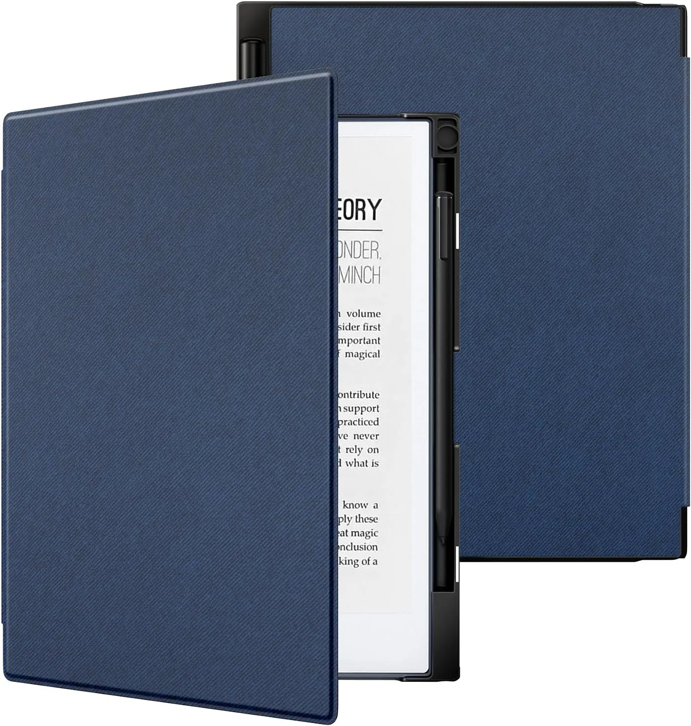 TiMOVO Case Compatible for Remarkable 2 Tablet, Slim Lightweight Stand Hard Back Shell Protective Cover with Pen Holder Compatible with Remarkable 2 Paper Tablet 10.3" 2020 Released, Dark Blue