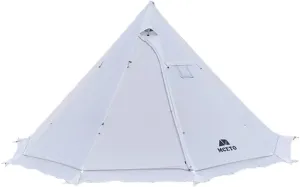 Tipi Hot Tent with Fire Retardant Stove Jack for Flue Pipes, 5~8 Person, Teepee Tents for Family Team Outdoor Backpacking Camping Hiking
