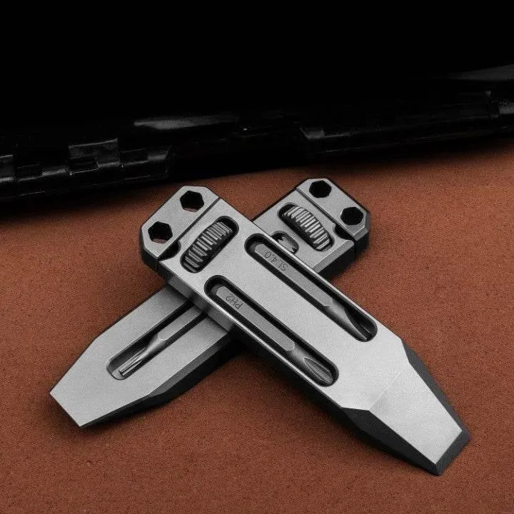 Titanium Alloy Telescopic Tool - Multifunctional EDC Camping Gear