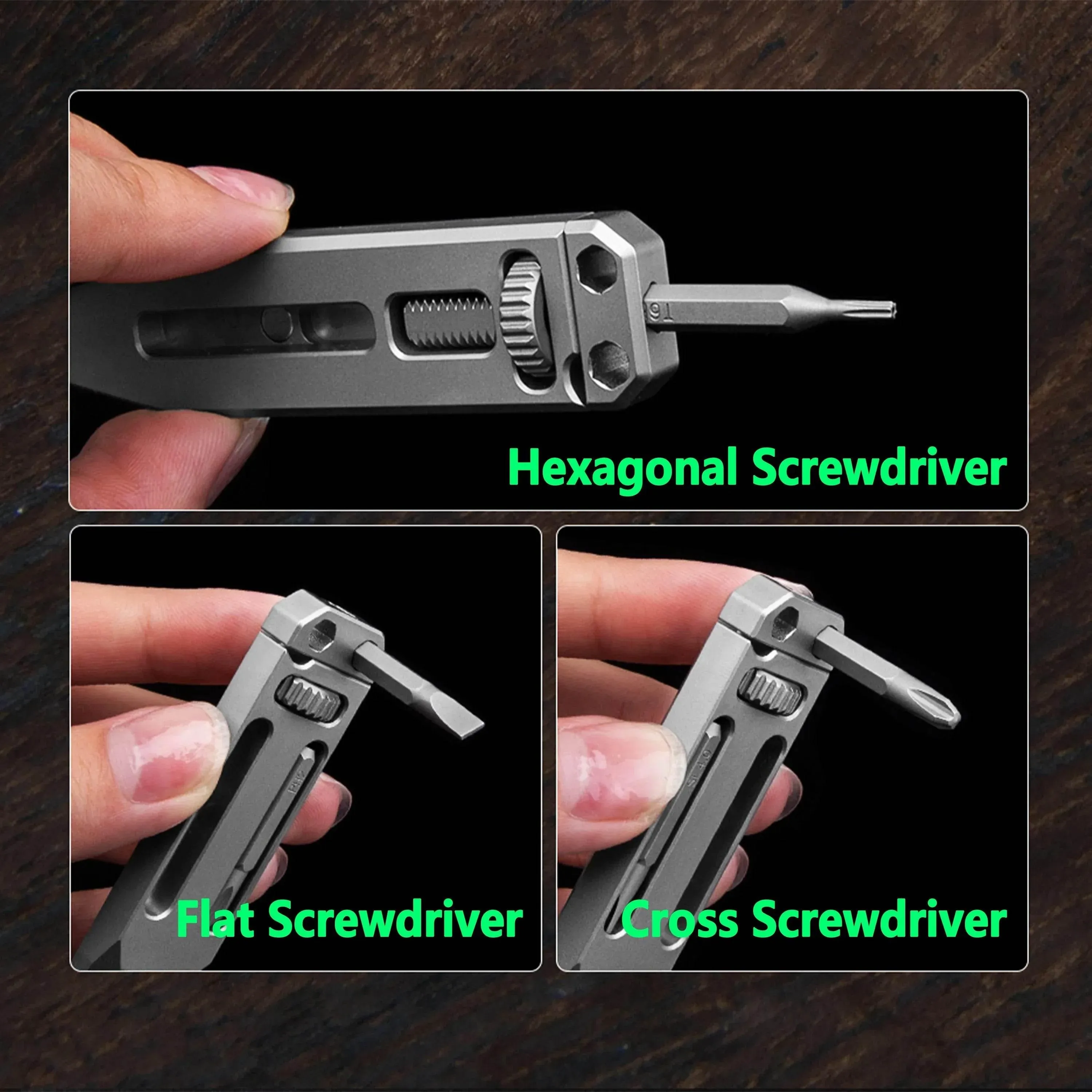 Titanium Alloy Telescopic Tool - Multifunctional EDC Camping Gear