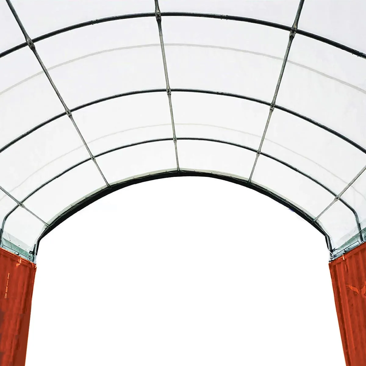 TMG Industrial 20' x 40' PVC Fabric Container Shelter, Fire Retardant, Water Resistant, UV Protected, TMG-ST2041CV(Previously ST2040C)