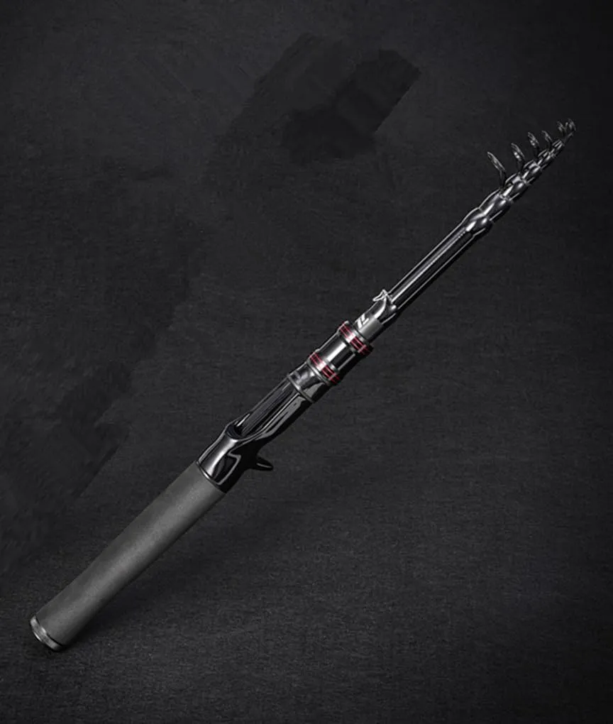 TOASIS Fishing Casting Rod Telescopic Carbon Fiber Fishing Pole
