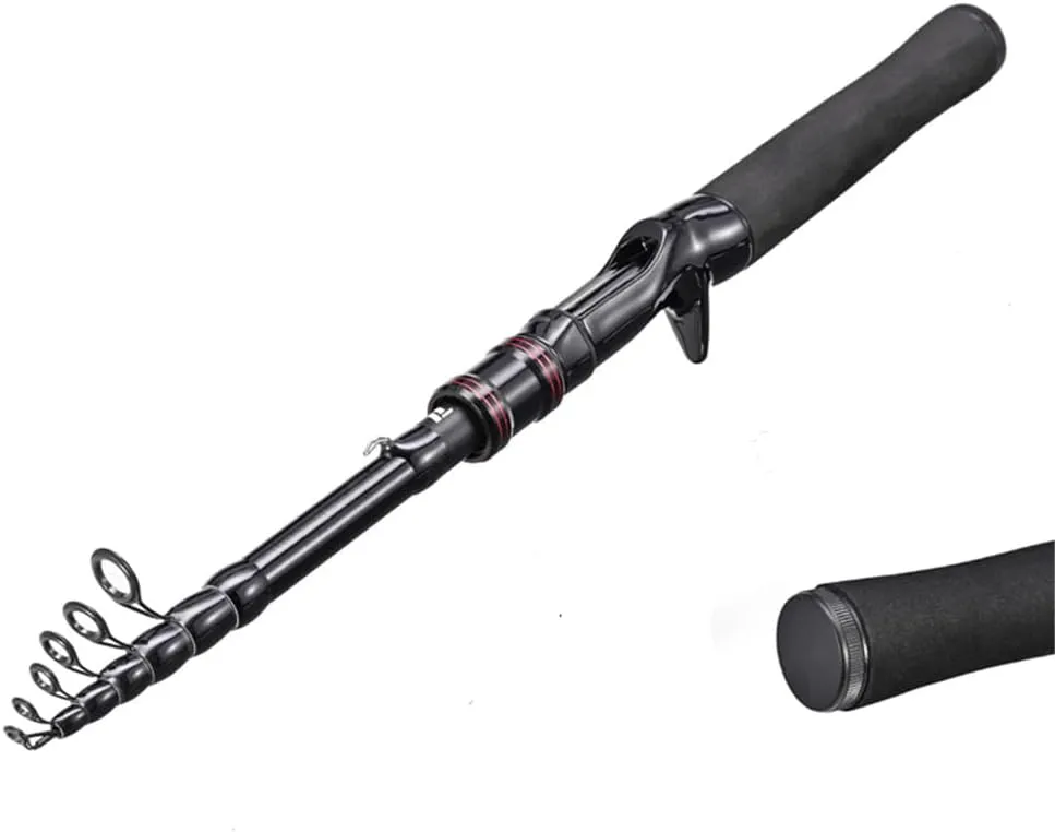 TOASIS Fishing Casting Rod Telescopic Carbon Fiber Fishing Pole