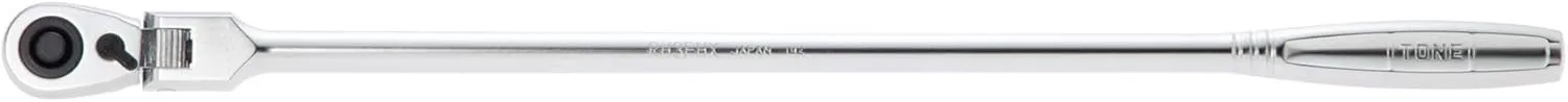 TONE Extra-Long Ratchet Handle Flex Head (Socket Hold Type) RH3FHX 3/8" Inch Drive