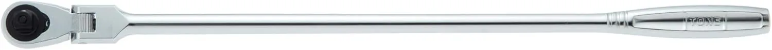 TONE Extra-Long Ratchet Handle Flex Head (Socket Hold Type) RH3FHX 3/8" Inch Drive