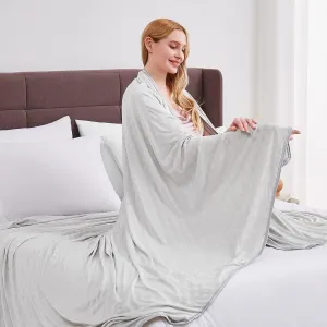 Topcee Cooling Blanket, Summer Cooling Blankets for Hot Sleepers, Arc-Chill Q-Max>0.5 Cool Fiber, Oeko-TEX 100% Certified, Soft, Breathable, Double-Side Bed Throw,Keep Cool for Adults Kids 90"x108"