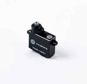 TORQ TCM-1001 Coreless Titanium Gear 7g Micro Digital Precision Servo Design for Mini Z 1/27, 1/28 RC Cars, Compatible with Losi RC Car Micro-B 2WD Brushed Mini RC Buggy 1/24 Scale