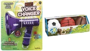 Toysmith Tech Gear Multi Voice Changer and Get Outside GO! Pro-Ball Set