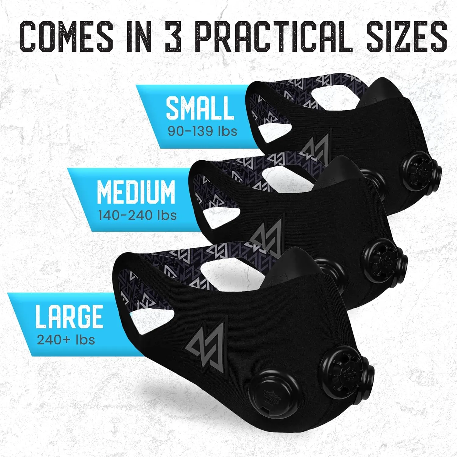 TRAININGMASK 2.0 - Elevation Training Mask for High Altitude Endurance & Breathing Workouts - Ideal for Running & Cardio