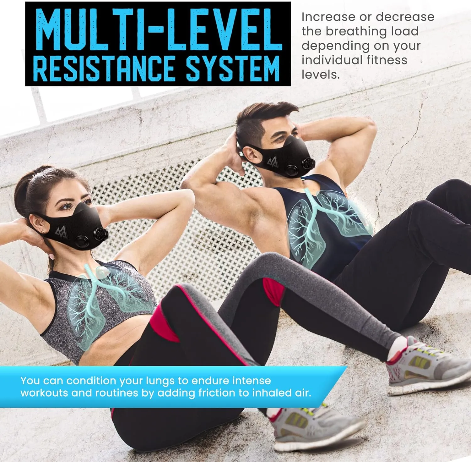 TRAININGMASK 2.0 - Elevation Training Mask for High Altitude Endurance & Breathing Workouts - Ideal for Running & Cardio
