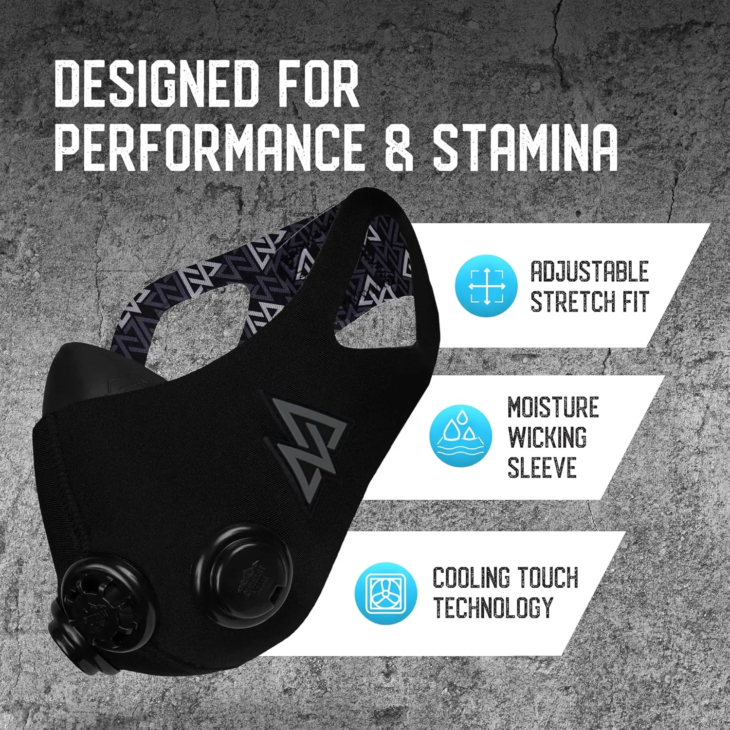 TRAININGMASK 2.0 - Elevation Training Mask for High Altitude Endurance & Breathing Workouts - Ideal for Running & Cardio