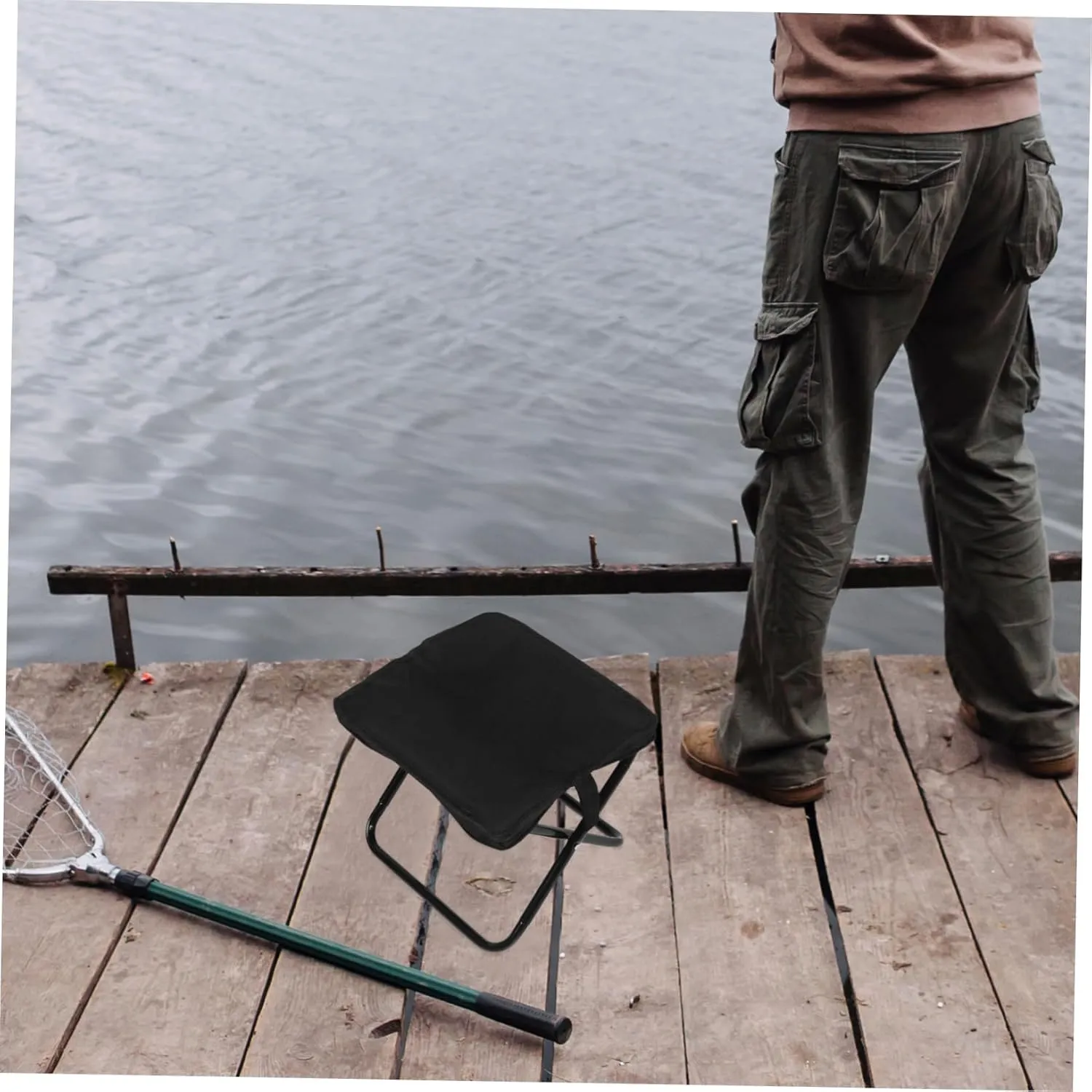 Travel Folding Stool Compact Design for Camping Hiking and Outdoor Use