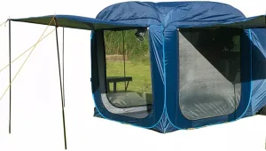 Travel Tent Auto Tent Camper Rear Tent Car Tail Tent Suitable for 3-4 Person Tent
