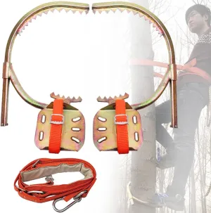 Tree Climbing Gear,Climbing Trees Artifact Electrician Wooden Pole Foot Buckle,for Hunting Observation,Picking Fruit,Coconut,Simple to Use.,model400
