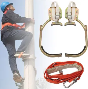 Tree Climbing Tool, Professional Tree Climbing Gear Kit with Seat Belt, Non-Slip Climbing Tree Spikes for Electric Worker, Hunting Observation,500model